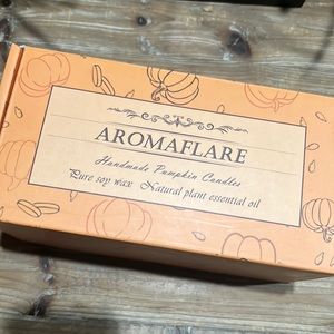 Aromaflare pumpkin candle set